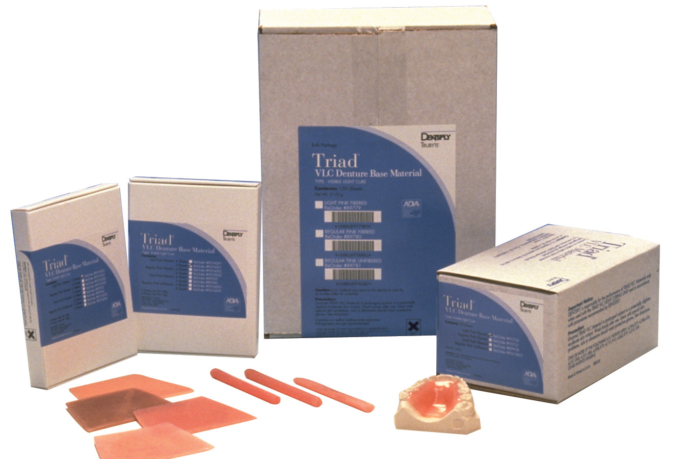 Dentsply Triad Vlc Denture Base Material RegPink 30 Sheets from